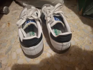 Zapatillas Adidas Samba Gris y Blanco