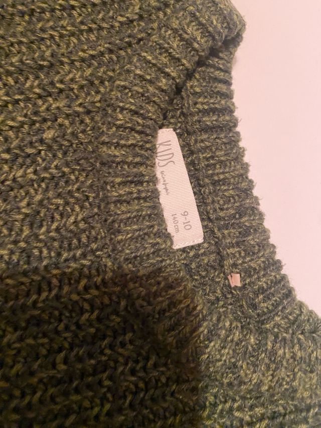 Jersey niño verde 9-10 años