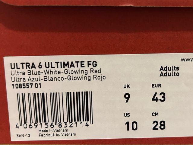 Botas Fútbol Ultra 6 Ultimate FG PUMA