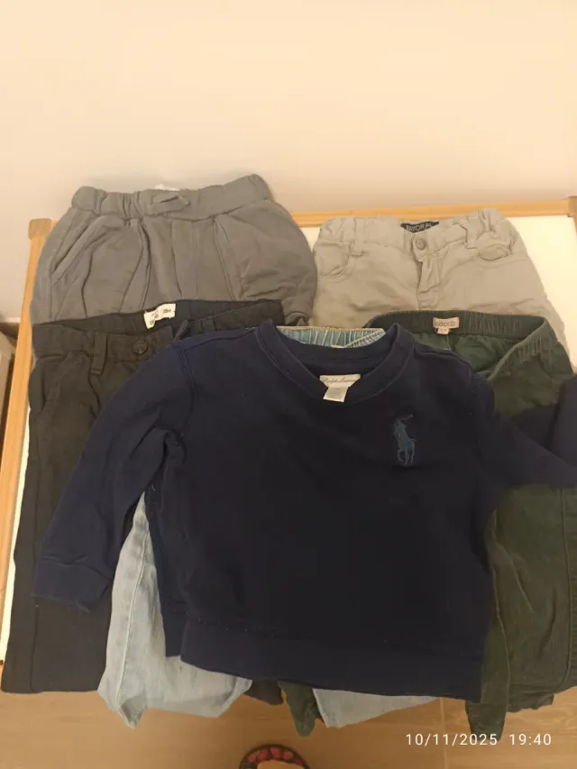 Pantalones Gocco niño 12/18 meses y otros en lote