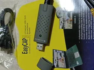 EasyCAP 4 Canali USB 2.0 DVR Sistema Sorveglianza.