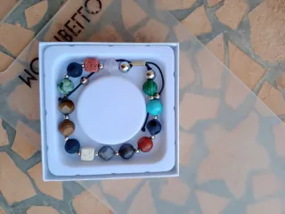 Pulsera Piedras Naturales Protección Multicolor