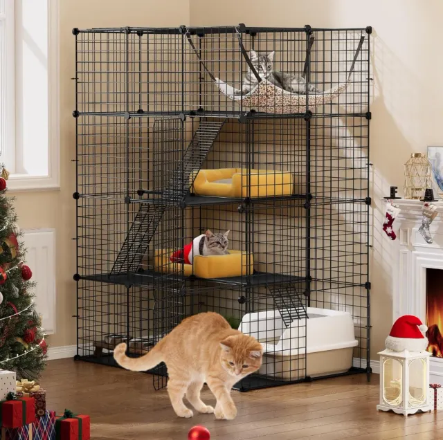 Jaula XXL para Gatos - Estructura Modular