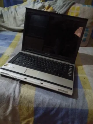 Ordenador Portátil Toshiba Plata y Negro