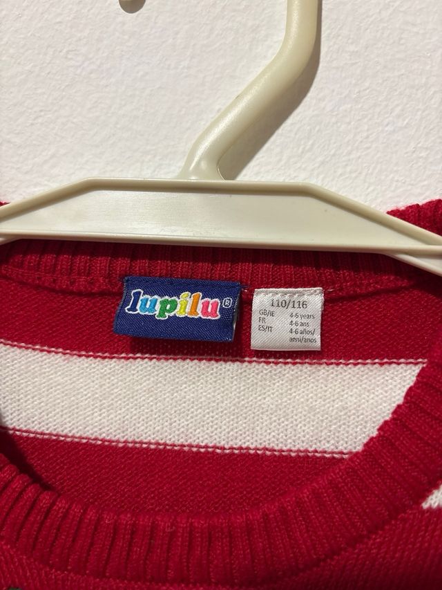 Jersey Navideño Infantil Lupilu Rayas