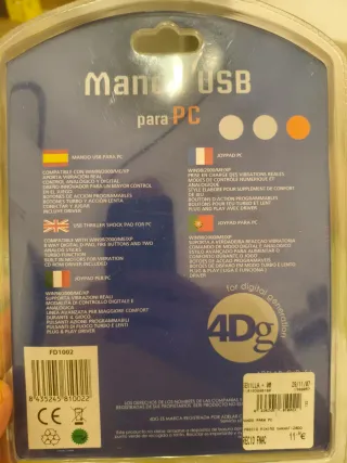 Mando USB 4Dg para PC