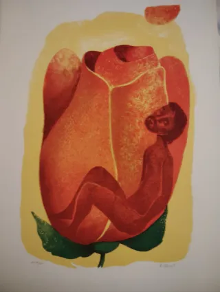 Carpeta Ramó Llovet con 12 litografías.