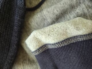 Sudadera Celio XL cuello alto gris y negro