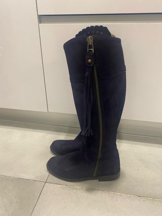 Botas Valverde del Camino Talla 40 Piel Azul