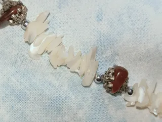 Collana madreperla ed agata