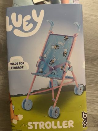 Carrito Muñecas Bluey Plegable