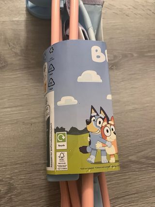 Carrito Muñecas Bluey Plegable