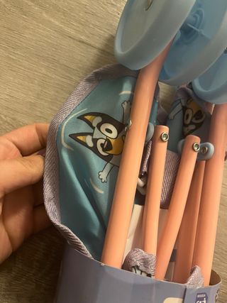 Carrito Muñecas Bluey Plegable