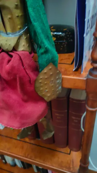 Marioneta de madera artesanal. Titella