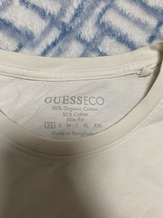 Camiseta Guess Blanca Original