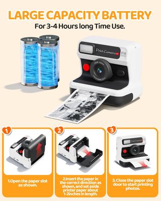 Cámara Instantánea Print Camera X16 Zoom HD