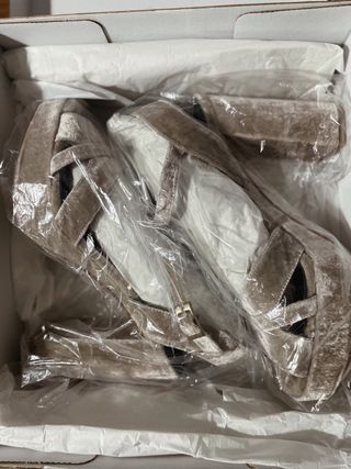 Paco Rodriguez Tacones Perla Gris Talla 39