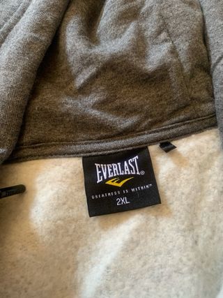 Sudadera Everlast Gris con Cremallera