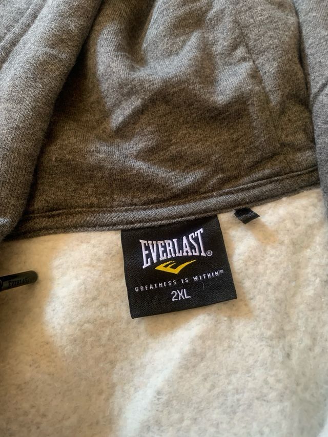 Sudadera Everlast Gris con Cremallera