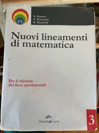 Nuovi lineamenti di matematica. Per il triennio...