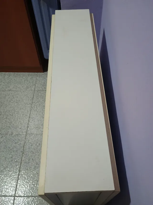 Mesa extensible blanca grande plegable