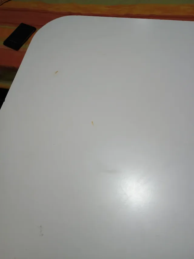 Mesa extensible blanca grande plegable