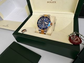 Rolex Submariner Date Ref 16613 Azul/Oro