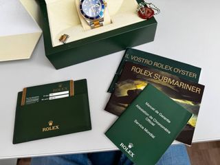 Rolex Submariner Date Ref 16613 Azul/Oro