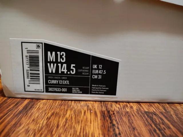 Scarpe da basket "Curry 12 Extl" EUR 47,5/US 13