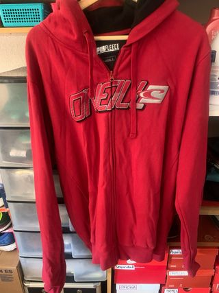 Sudadera O'Neill Roja con Cremallera