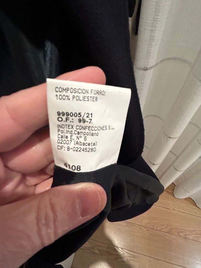 Chaqueta  teba azul marino talla 10 años