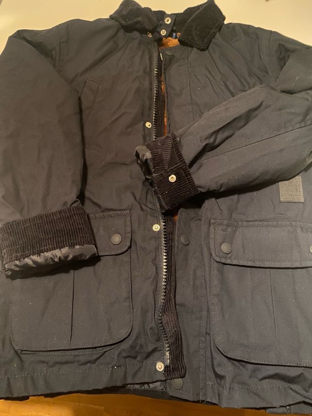 Parka niño azul marino