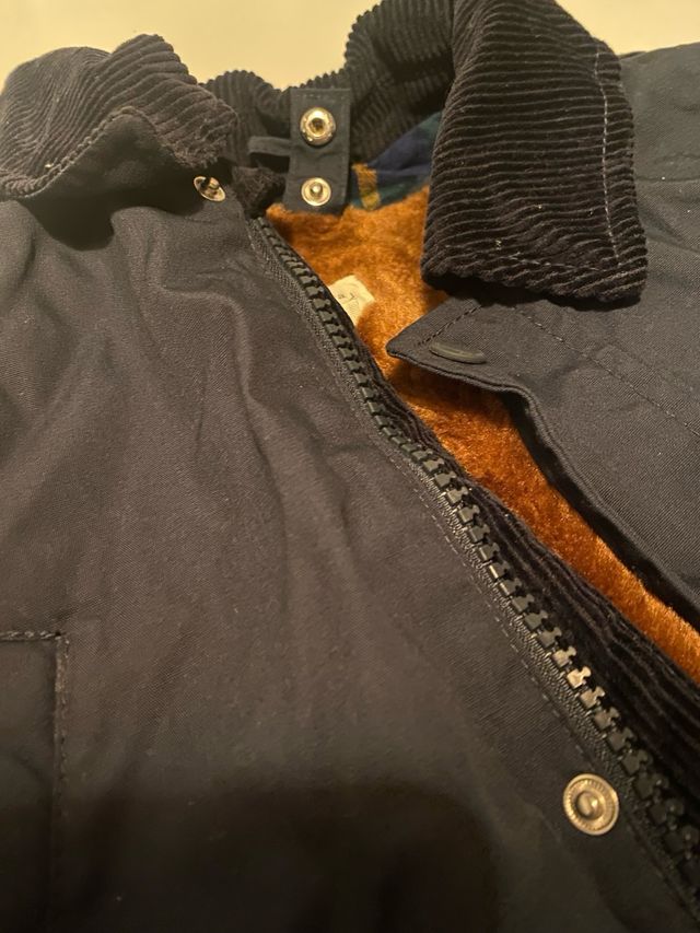 Parka niño azul marino