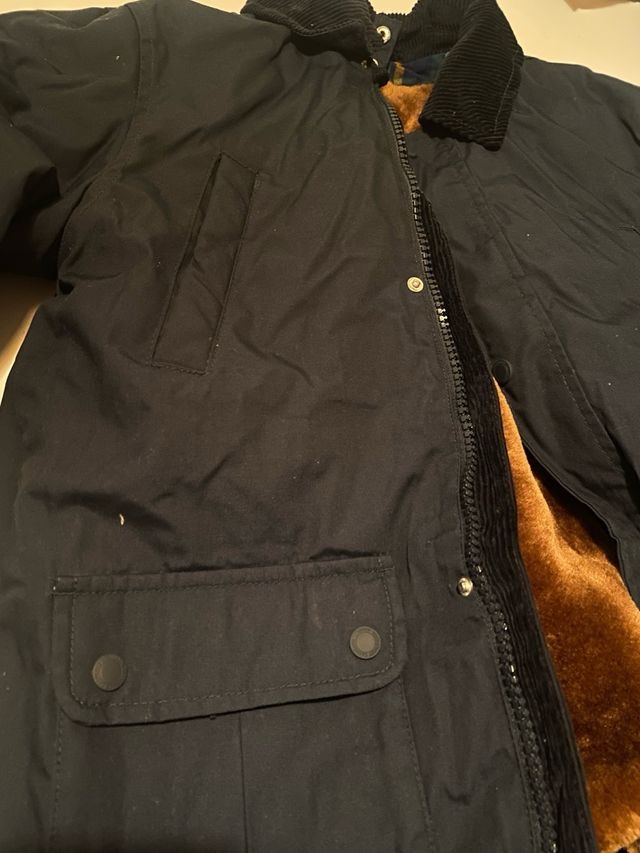 Parka niño azul marino