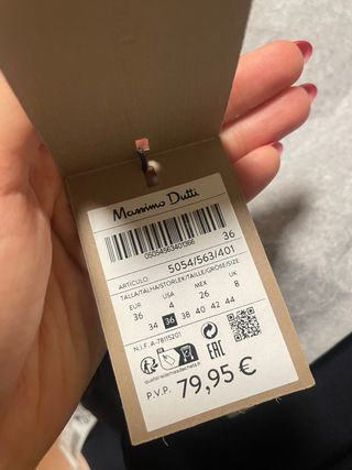 Traje de señora Massimo Dutti