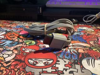 Nintendo Wii Blanca con cables y mando