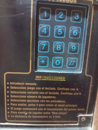 Máquina de dardos electrónica