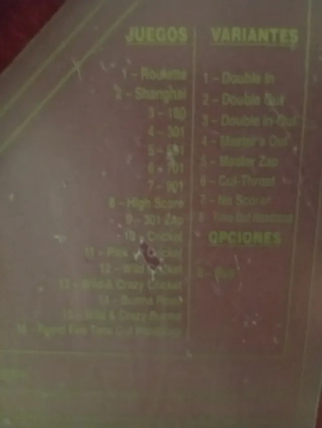 Máquina de dardos electrónica