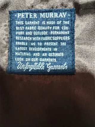 Americana de piel marrón Talla M