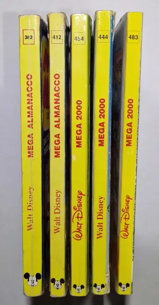 5 Fumetti Mega Almanacco MEGA 2000 WALT DISNEY