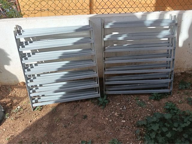 Rejas de seguridad antiokupa metálicas