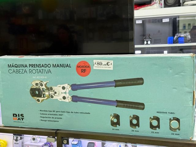 Pressa manuale Dismat con testa rotante