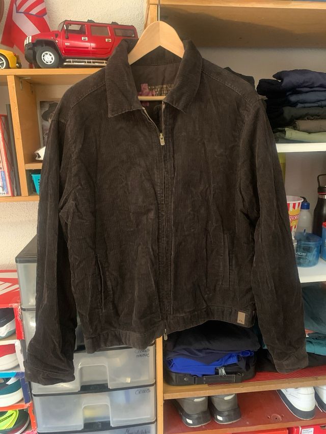 Chaqueta Pana Pull and Bear Marrón