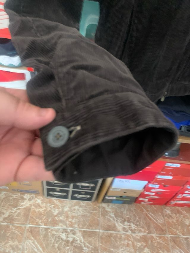 Chaqueta Pana Pull and Bear Marrón