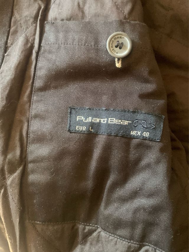 Chaqueta Pana Pull and Bear Marrón