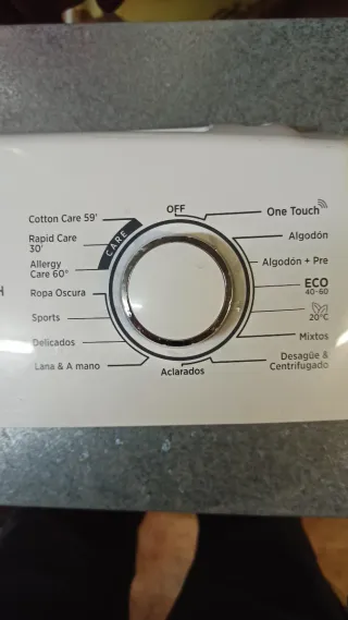 Panel de control lavadora Hoover H-WASH 300