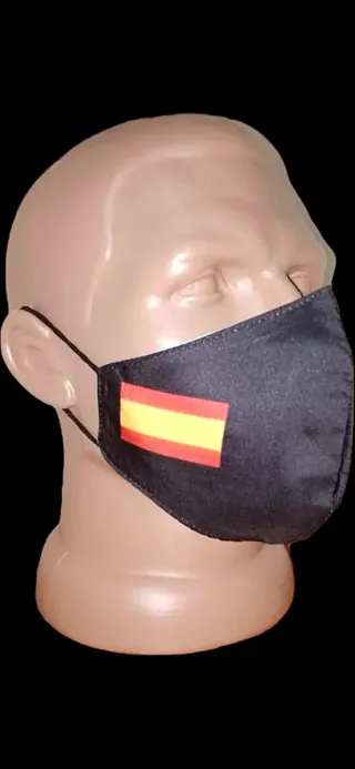 8 Mascarillas Tela Reutilizables Bandera España