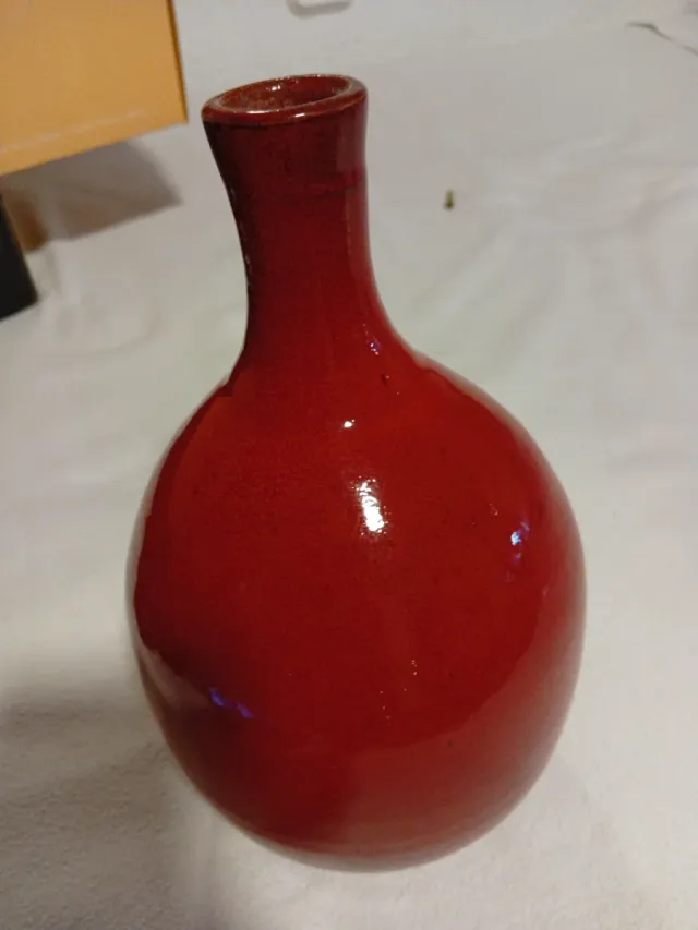 Jarrón Valls Rojo Cerámica