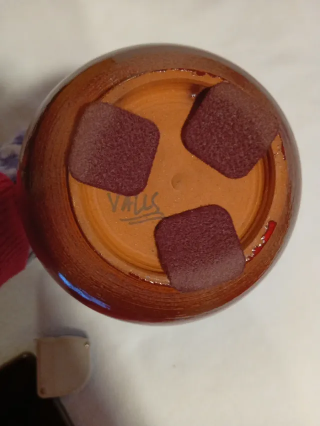 Jarrón Valls Rojo Cerámica