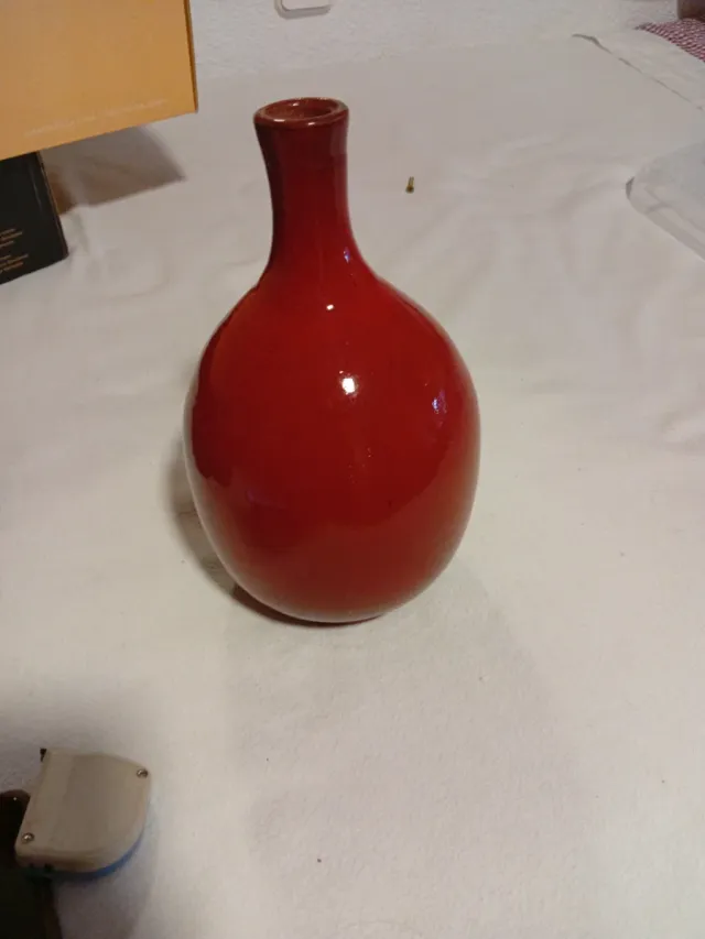 Jarrón Valls Rojo Cerámica